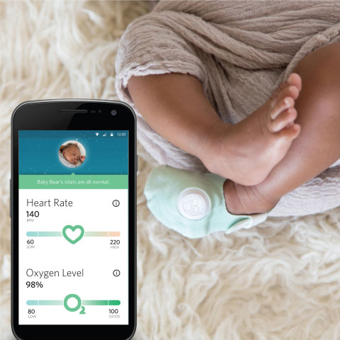 baby monitor app and screen