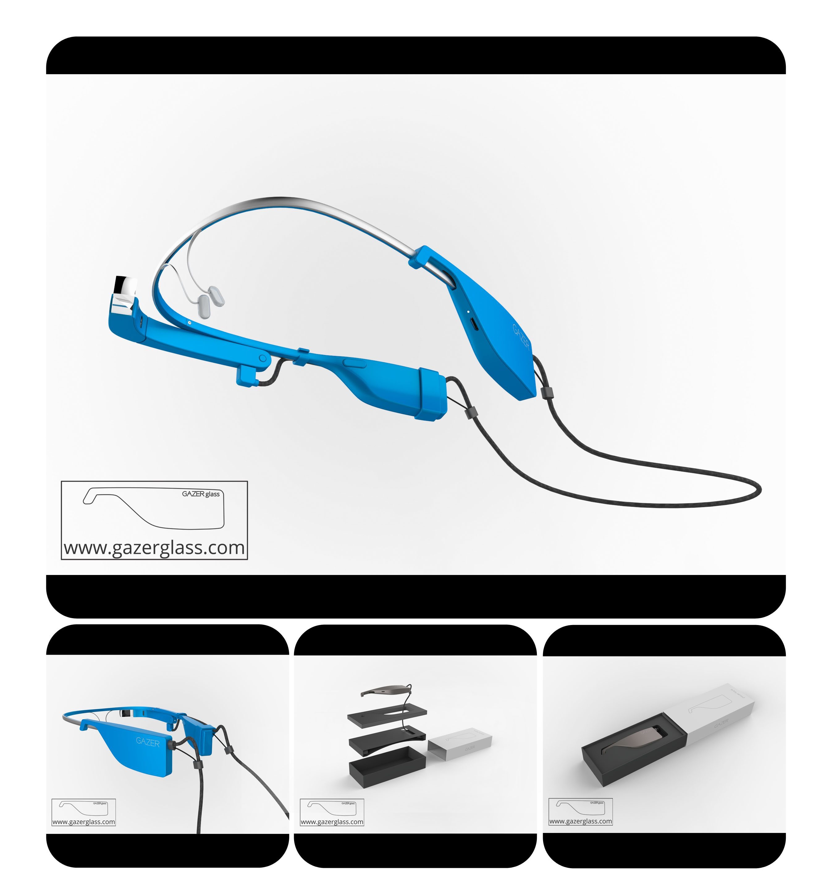 GAZERglass Power Bank Battery for Google Glass