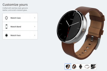 You Can Now Customize Your Moto 360 Watch