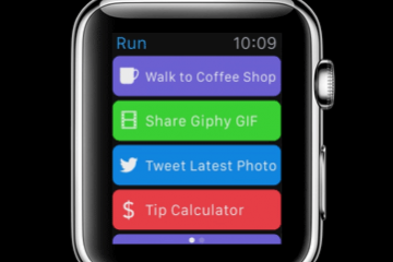 Workflow for Apple Watch