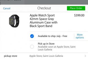 Apple Watch to Get In-Store Pickup Option?