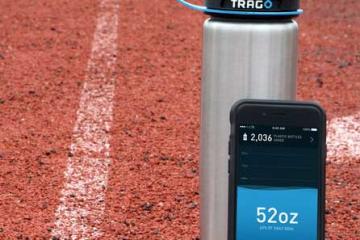 Trago Smart Water Bottle Works with Wearables