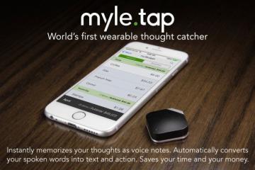 MYLE TAP: Touch-activated Voice Recorder