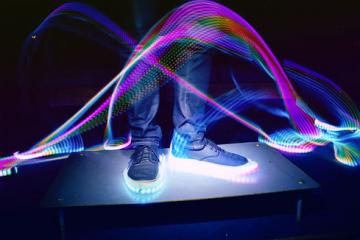 Blinky.Shoes: Reactive, Customizable LED Strips for Shoes