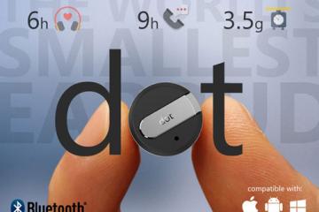 Dot: Small Bluetooth Headset w/ Siri Support