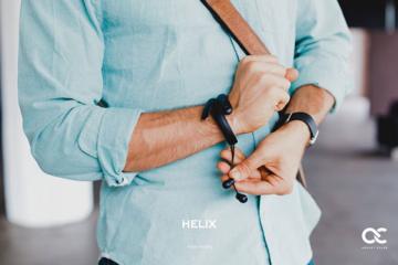 HELIX: Wearable Cuff + Bluetooth Headphones