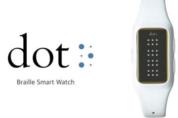 Dot Braille Smartwatch for Visually Impaired