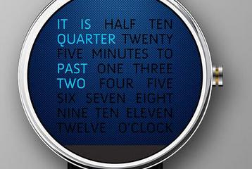 Wordy Watch Face for Android Wear