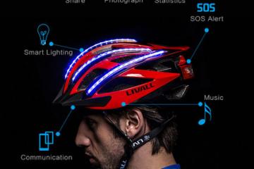 LIVALL Bling: Smart Cycling Helmet w/ Bluetooth & Safety Features