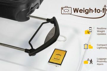 Weigh-to-Fly: Smart Luggage Scale w/ Apple Watch Support