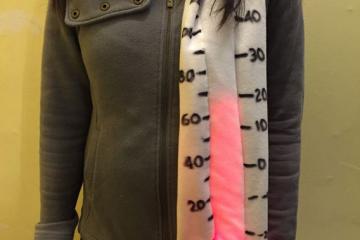 DIY: NeoPixel Thermometer Scarf