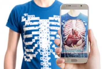 Virtuali-Tee: Augmented Reality T-shirt Teaches You Human Anatomy