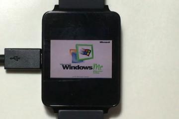 Running Windows Me on Android Wear