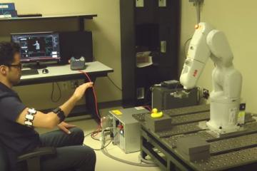 Gesture Control for ABB Robots Using Myo Armbands