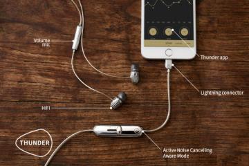 Thunder Smart Noise-Cancelling Earphones for iPhone