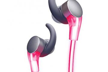 Glow In-ear Headphones with Red Lasers, App Control