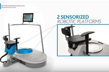 Hunova Robotic Rehab System with Wearable Trunk Sensor