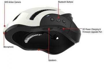Sena Smart Helmet for Cycling with Bluetooth, Action Cam
