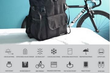 WALLY 2 Commuter Solar Backpack