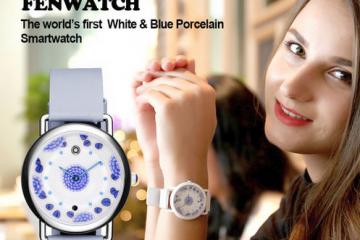 FENWATCH White & Blue Porcelain Smartwatch