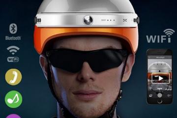 Airwheel C5 Smart Helmet with Action Cam, WiFi, Bluetooth