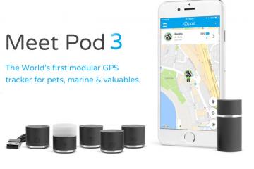 Pod 3 Modular GPS Tracker for Pets, Drones