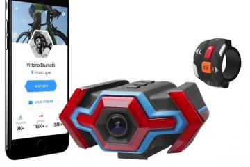Hexagon WiFi Camera, Safety Signals, Activity Tracker for Cyclists