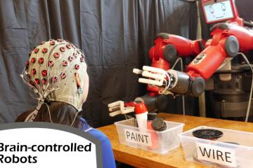 EEG Cap Used To Correct Brain Controlled Robots