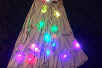 Sparkle Skirt with Light, Sound, Motion Sensor