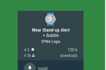 Smart Stand Up Reminder for Android Wear 2.0
