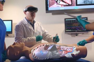 CAE VimedixVR Ultrasound Simulator with Microsoft HoloLens