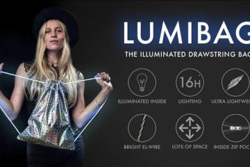 Lumibag Illuminated Drawstring Bag