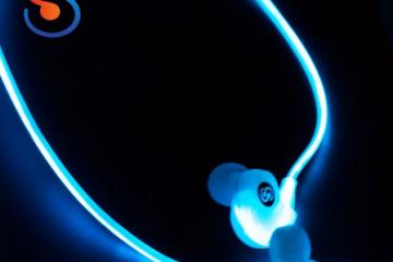 Spark Glowing Headphones Keep You Visible At Night