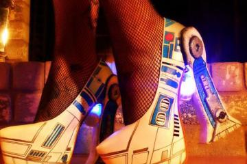 R2D2 LED Shoes for Star Wars Fans