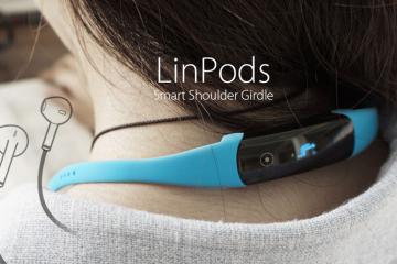 LinPods: Shoulder Band for AirPods & Earphones