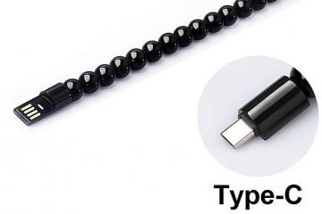 Bead Bracelet USB Type-C Cable