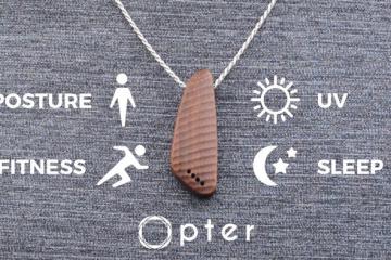 Pose: Smart Necklace by Opter Tracks Posture, UV, Blue Light, Fitness