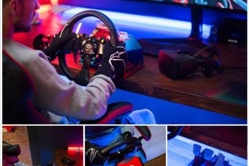 Feel VR Drive Racing Wheel with Pedals for Gamers