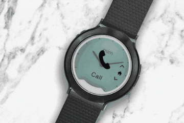 mim X: Transparent Levitation Display Smartwatch