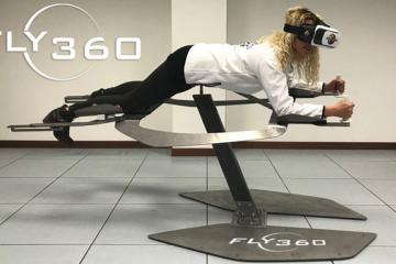 Fly 360°: VR Skydiving Simulator & Fitness Machine