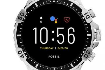 Fossil Gen 5 Garrett Stainless Steel Touchscreen Smartwatch
