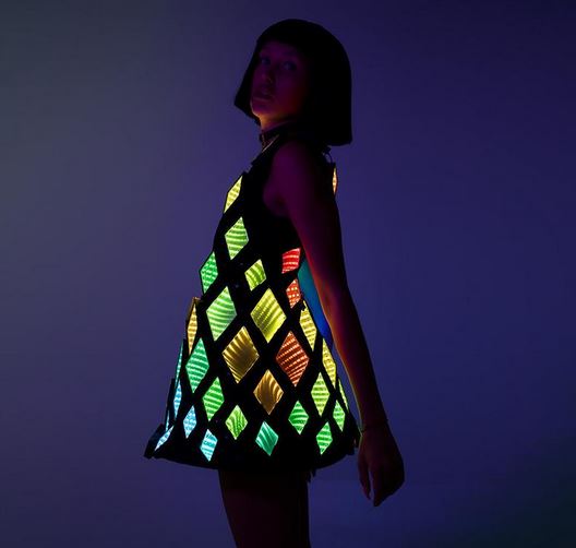Infinity Mirror Dress with LED Screen & 62 Blocks