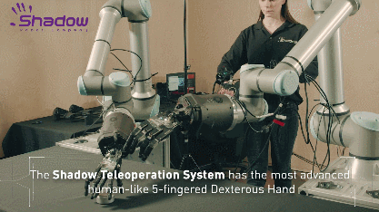 Shadow Teleoperation System for Robots