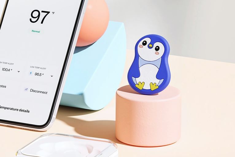 Walnut Thermal Wearable Thermometer for Kids