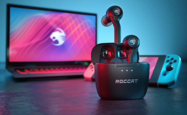 ROCCAT Syn Buds Air: Bluetooth 5.1 Earbuds for Mobile Gamers