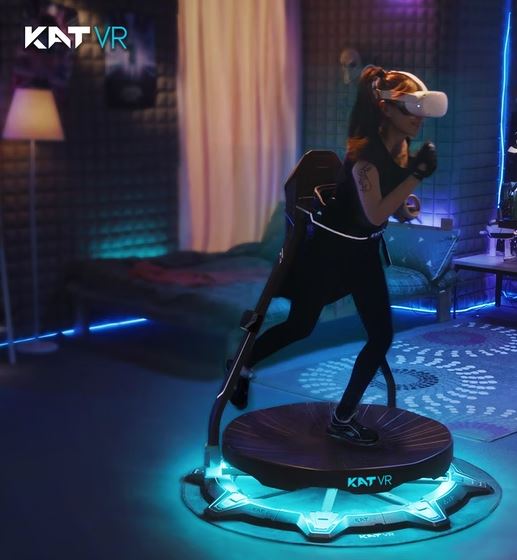 KAT Walk C2+ VR Treadmill with Haptic Feedback