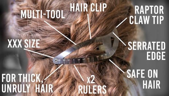 Tacticlip XXL Tactical Multi-tool Hair Clip