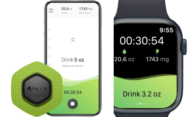 Nix Hydration Biosensor Real-time Sweat Analyzer